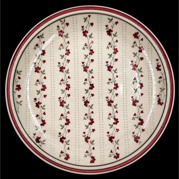 Regency American Country Collection Newcor Stoneware Williamsburg Salad Plate - Picture 5 of 6